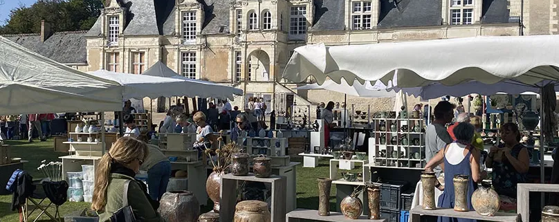 marche potier à tour-en-sologne, parc du château