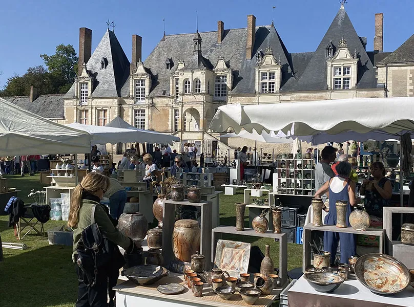 marche potier à tour-en-sologne, parc du château